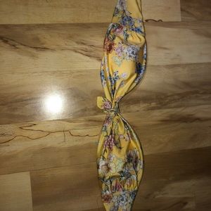 LA Hearts strapless bikini top